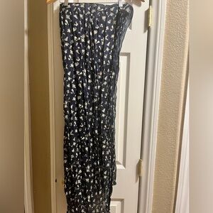 Scotch & Soda navy tropical scarf